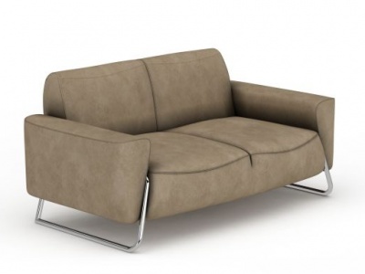 3d简易双人沙发模型