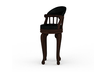 高脚酒吧椅模型3d模型
