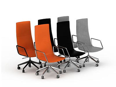 3d会议椅模型