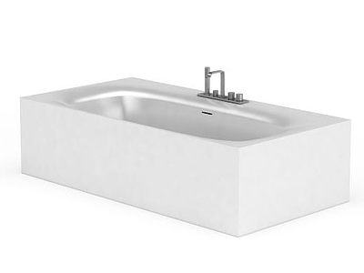 3d方形浴缸免费模型