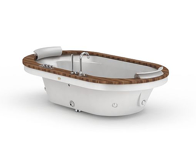 高档浴缸模型