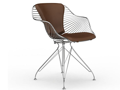 3d创意不锈钢椅子模型
