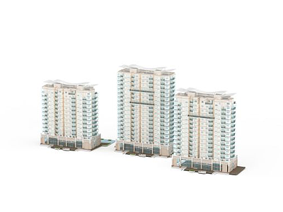 建筑楼房模型3d模型