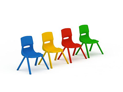 3d儿童小椅子免费模型