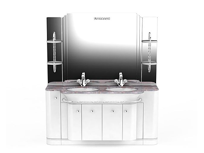 3d浴室洗手柜免费模型