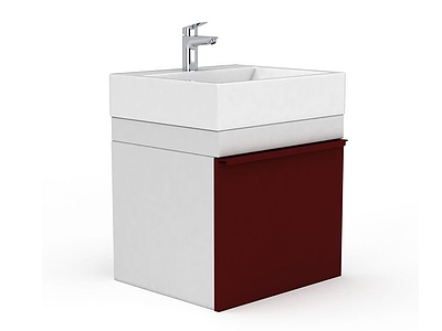 浴室洗手台模型3d模型