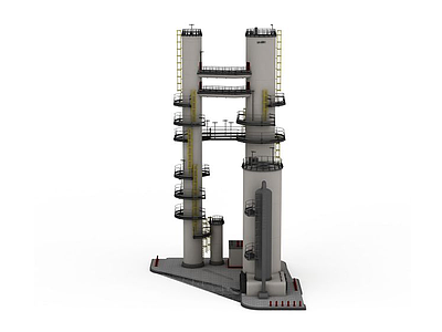 工业建筑模型3d模型