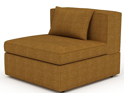 单人沙发椅模型3d模型