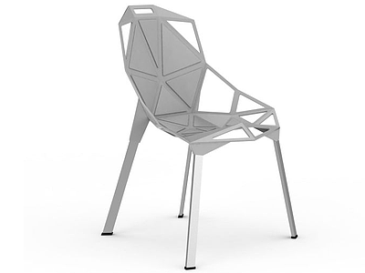 3d镂空创意椅子模型
