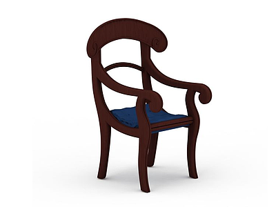 中式圈椅模型3d模型