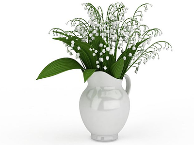 陶瓷花瓶模型3d模型