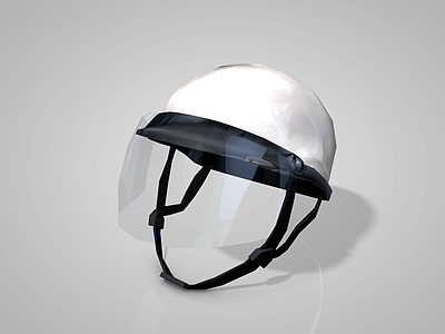 电动车头盔模型3d模型