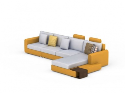 3d客厅多人沙发免费模型