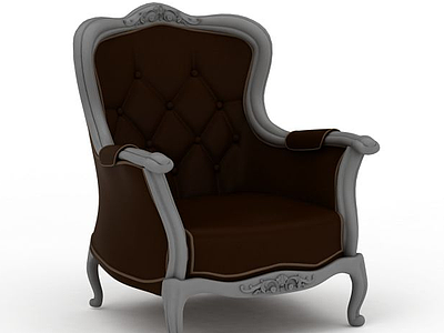 欧式沙发椅模型3d模型