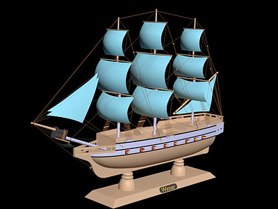 船只模型3d模型