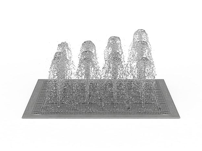 喷泉模型3d模型