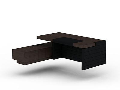 3d现代简易桌椅组合免费模型