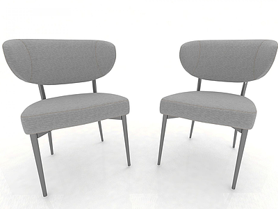 现代客厅休闲椅模型3d模型