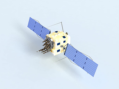 3d卫星GPS模型