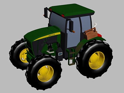拖拉机模型3d模型