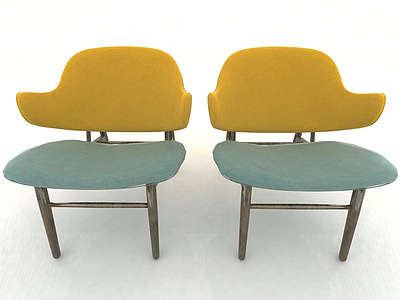 3d现代客厅休闲椅模型