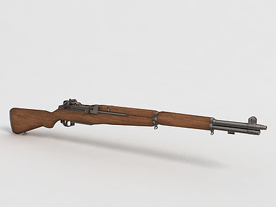 98K狙击枪模型3d模型