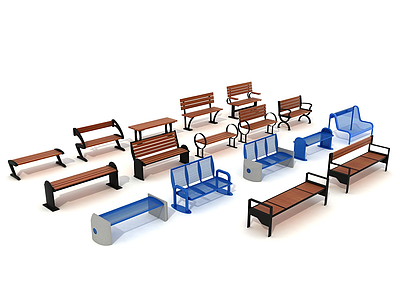 休闲椅3d模型