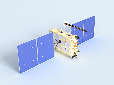 卫星GLONASS模型3d模型