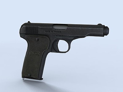手枪模型3d模型