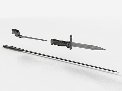 匕首模型3d模型