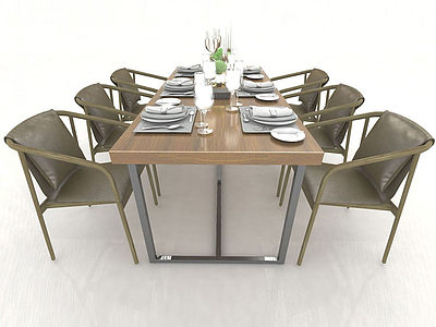 现代风格餐桌椅