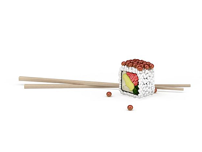 木质筷子模型3d模型