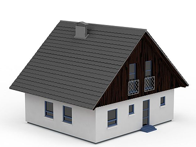 家庭木屋模型3d模型