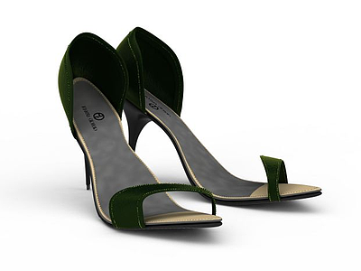 女士凉鞋模型3d模型