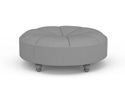 圆形沙发凳模型