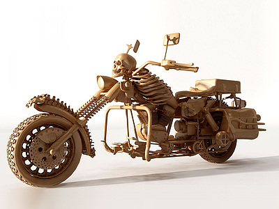 摩托车3d模型