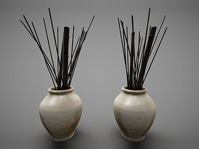 现代装饰花瓶模型3d模型