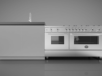 3d现代厨房消毒柜模型
