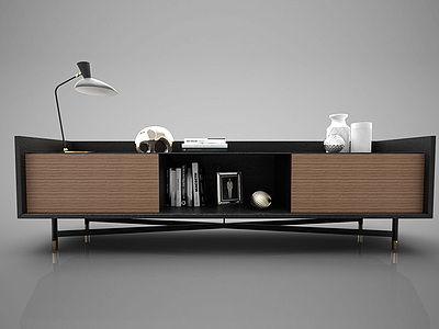 现代家居组合装饰柜模型3d模型