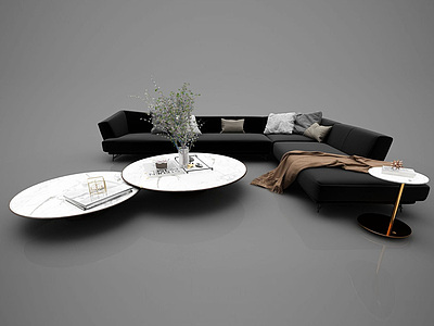 现代休闲沙发模型