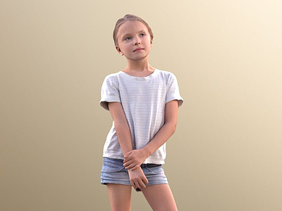 儿童人物模型3d模型