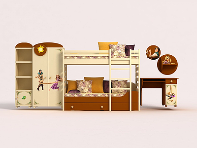 儿童房家具模型3d模型