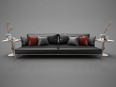 现代休息沙发模型3d模型