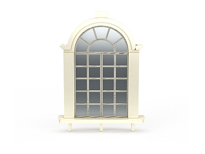 欧式窗框模型