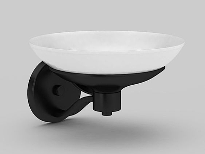 白色碗状壁灯模型3d模型