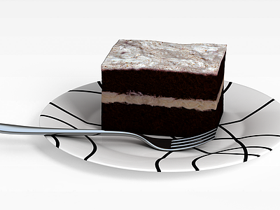 3d慕斯蛋糕模型
