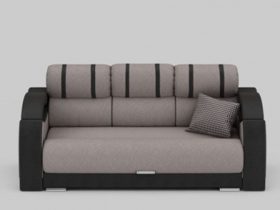 3d软面扶手沙发免费模型