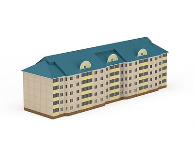居民楼房模型3d模型