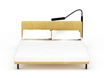3d双人床免费模型