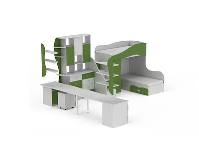现代简约家具组合模型3d模型